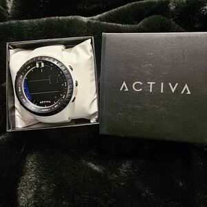 New in box! Invicta Activa 53MM, white with black dial.